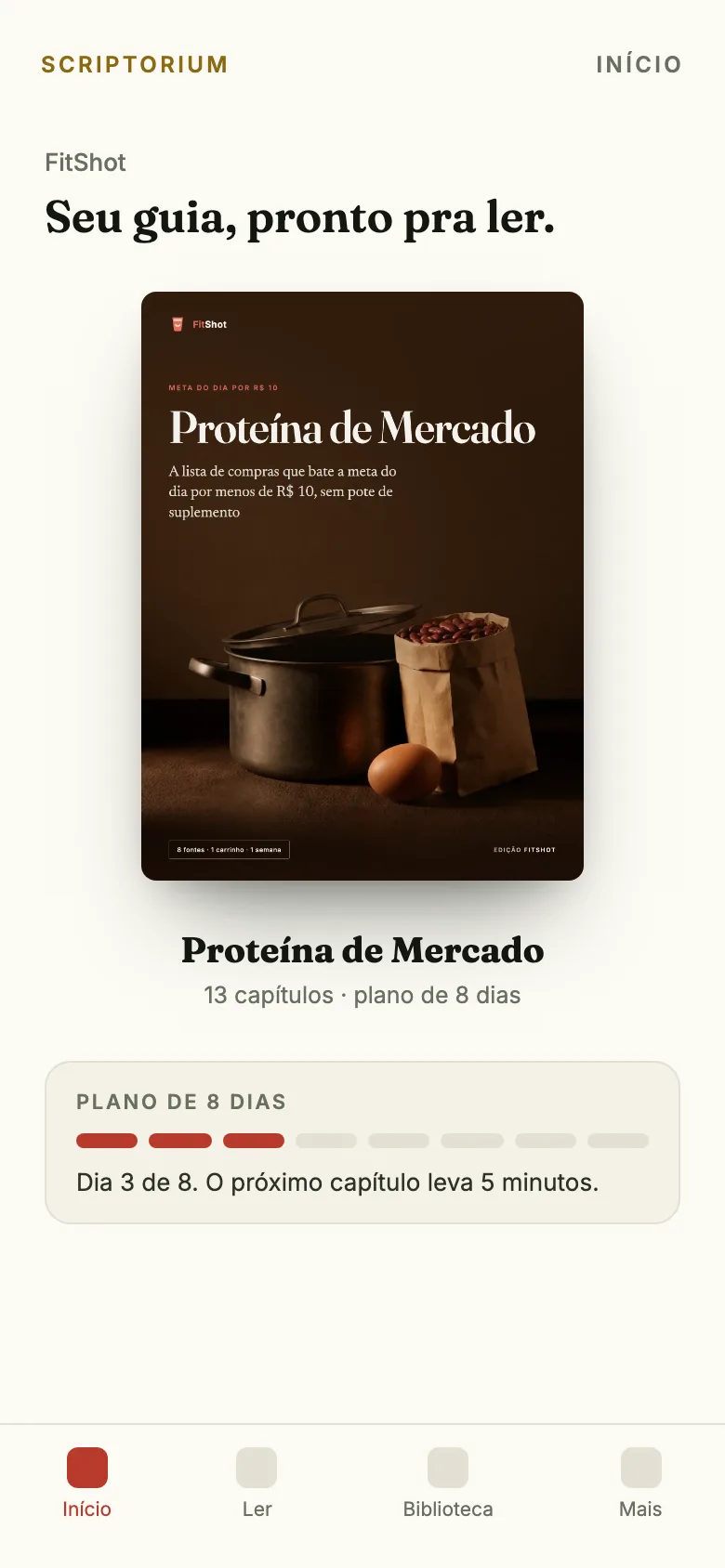 Capa do ebook Proteína de Mercado